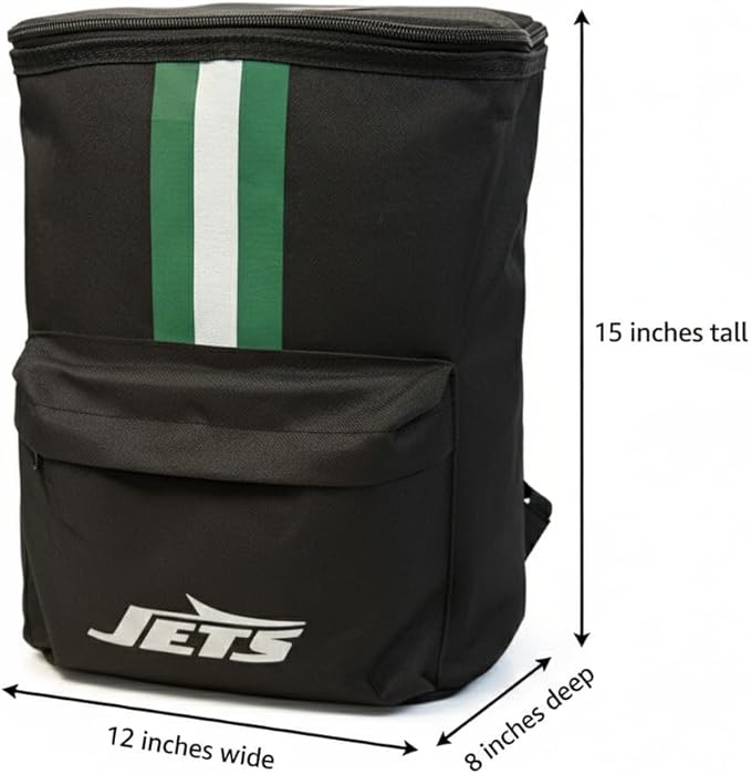 Cooler Backpack – Portable Soft Sided Ice Chest – Insulated Bag Holds 36 Cans - Football Gear – Show Your Team Spirit with Officially Licensed Fan Gear