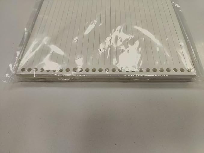 6 Pack A5 6 Holes Binder 4 Pockets Plastic Binder Folders Waterproof 6 Holes Holder for Receipt Ticket (4Pocket, A5)