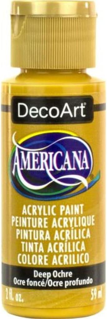 Americana Acrylic Paint 2oz-Deep Ochre -DA-392