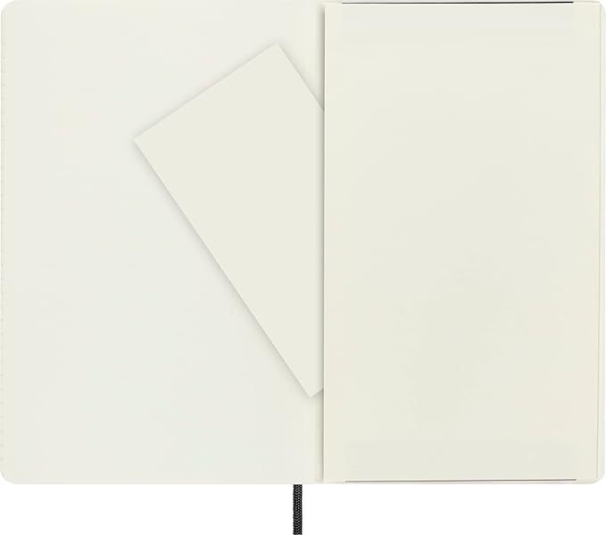 "Moleskine Classic Notebook, Soft Cover, Large (5"" x 825"") Ruled/Lined, Black, 192 pages" (S07162)