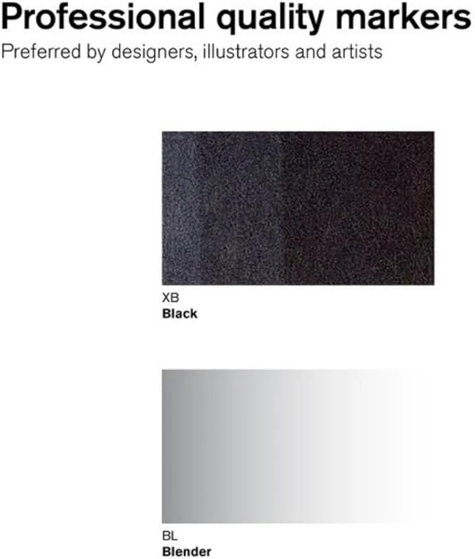 Winsor & Newton ProMarker Set, 2 Count, Black + Blender