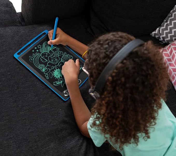 Maped Creativ Magical Drawing Tablet 2 Piece Kit (907039) - Blue - for Kids - Drawing and Writing Fun - Portable and Travel-Friendly - Includes Stylus Pen and Battery