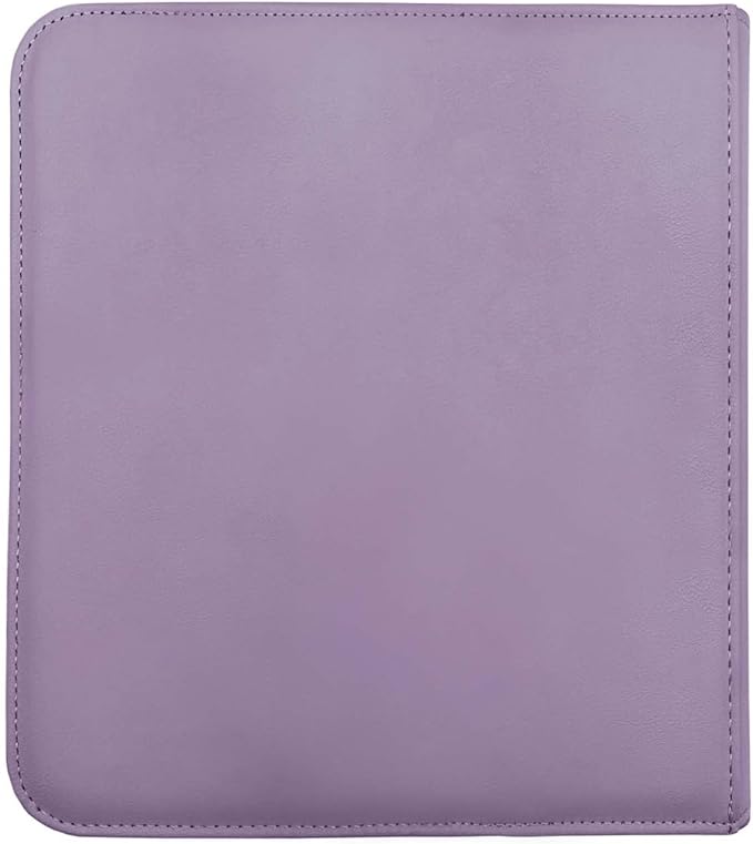 Ultra Pro E-15742 Ultra Pro-12 Pocket Zippered Pro Binder-Purple