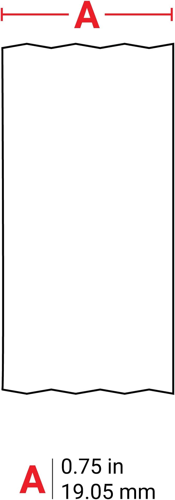 Brady Authentic (M21-750-488) Solvent-Resistant Lab Label for Lab, Barcode and Printed Circuit Board Labeling, Black on White- For M210, M210-LAB, M211, BMP21-PLUS and BMP21-LAB Printers, .75" W 21' L