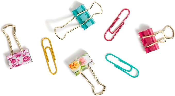 U Brands Office Accessory Kit, Office Supplies (Painted Florals)