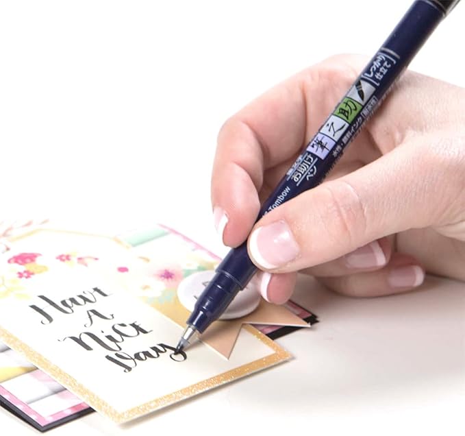 Tombow Fudenosuke Brush Pen, Soft Tip, Black (Pack of 2)