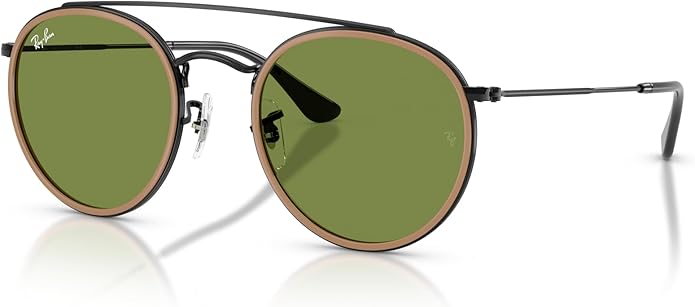 Ray-Ban Unisex Rb3647n Double Bridge Round Sunglasses