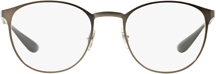 Ray-Ban Unisex Rx6355 Round Prescription Eyeglass Frames