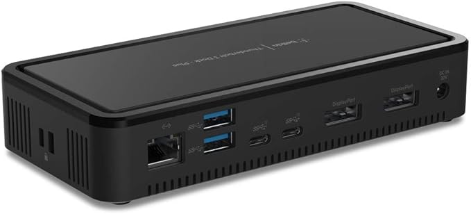 Belkin Thunderbolt 3 Dock Plus Thunderbolt 3 Cable - USB-C Hub - 8-In-1 Docking Station for MacOS & Windows, Dual 4K @60Hz, 40Gbps Transfer Speed, 60W Upstream Charging, w/ Ethernet & Audio Ports