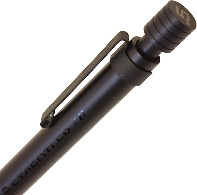 STAEDTLER 35-05B Mechanical Pencil, 0.02 inch (0.5 mm), All Black