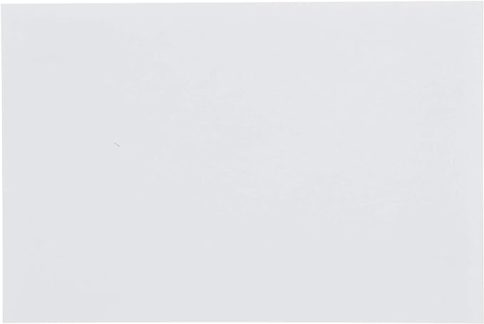 Amazon Basics Blank Index Cards for Studying and Note Taking, White, 4" x 6", 1000 Count (Pack of 2)