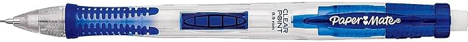 Paper Mate 1759214 Clear Point Mechanical Pencil Starter Set, 0.9 mm, Lime Green, Royal Blue, 2/Set