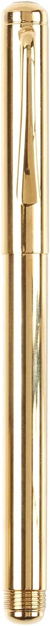 Erin Condren Designer Desk Accessories - Gold Gel Pen in Focused Gift Box - Refillable Black Ink. Features Gel Ink, Black Colored Ink, Gold Metal Barrel