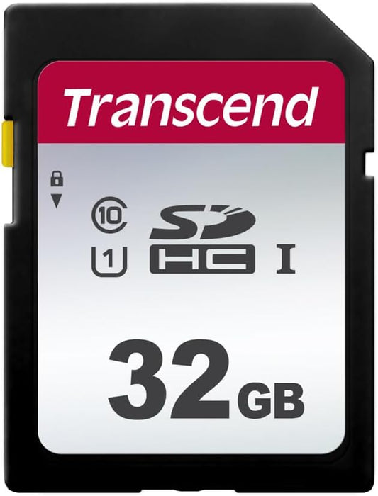 Transcend 32GB SDHC Memory Card, Up to 100MB/s, for Canon Nikon Sony Camcorder, SPYPOINT TACTACAM WOSPORTS Trail Camera, Panasonic Cameras, UHS-I U1 Full HD Class 10 High-Speed SD Card