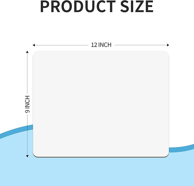 6 Pack Small White Board Dry Erase Classroom Pack Boards 9" x12” Personal Whiteboards for Teachers Lapboards Mini Whiteboard Erasers Included Colors pens