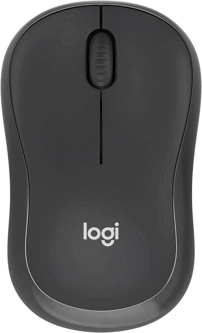 Logitech M240 Silent Bluetooth Mouse, Wireless, Compact, Portable, Smooth Tracking, 18-Month Battery, for Windows, macOS, ChromeOS, Compatible with PC, Mac, Laptop, Tablets - Graphite (Renewed)