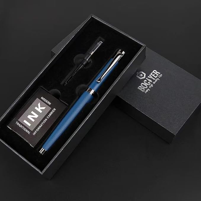 Luxury Fountain Pen Set,Ink Pen for Smooth Writing,Medium Nib,Includes 10 Ink Cartridges&Ink Converter,Best Pen Gift Case for Men & Women,fancy,calligraphy,Executive,Office pen-Green