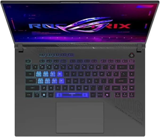 ASUS ROG Strix G16 G614 AI Gaming Laptop 16.0" 165Hz IPS WUXGA Display (AMD Ryzen 9 8940HX, GeForce RTX 5070 Ti 12GB, 16GB DDR5, 8TB PCIe SSD, RGB KB, Win 11 Home) w/DKZ USB Hub - G614PR-G16.R95070TI