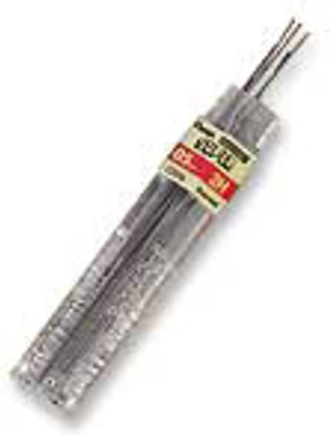 Pentel Super Hi-Polymer Lead Refill 0.5mm Fine, B, 36 Pieces of Lead (C505BP3B-K6)