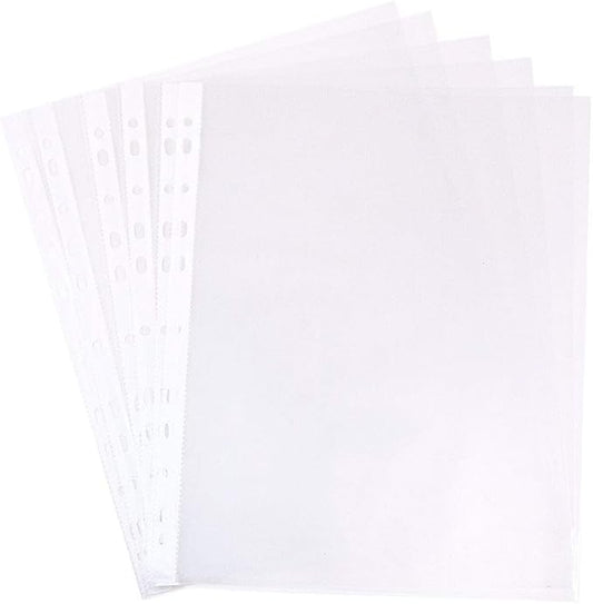 JAM PAPER Sheet Protectors - Fits Standard 8 1/2 x 11 Paper - Clear - 10 Document Sleeves/Pack