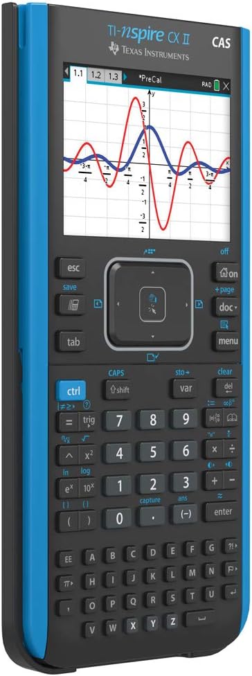 Texas Instrument Nspire CX II CAS Student Software Graphing Calculator