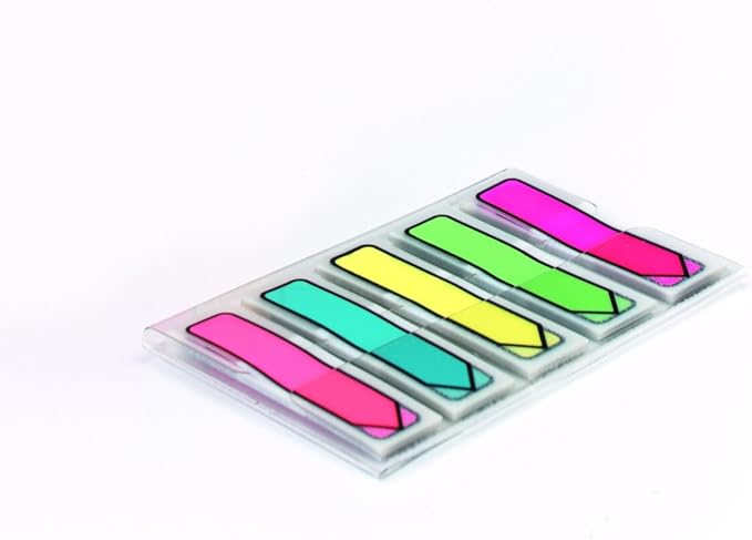 Post-it Arrow Flags, Assorted Bright Colors, 0.47 in Wide, 20 Flags per Color, 100 per Pack, 2 Packs (Total 200 Flags), Ideal for Highlighting and Organizing Documents
