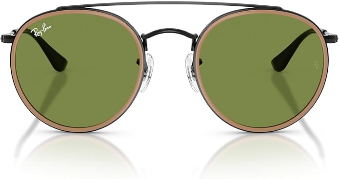 Ray-Ban Unisex Rb3647n Double Bridge Round Sunglasses