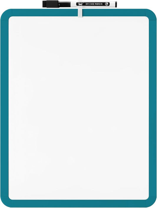 Mr. Pen- Dry Erase Board, 14” x 11” with a Black Dry Erase Marker, Small Mini White Board for Students