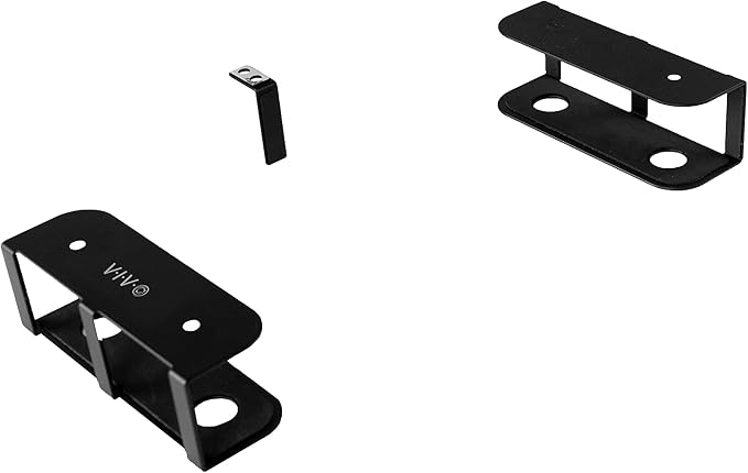 VIVO Universal Under Desk Laptop Storage Mount, Tablet Mounting Brackets, Under Table Hidden Docking Station Holder, Multimedia Device Bracket, 3 Parts, Mount-UDLS1
