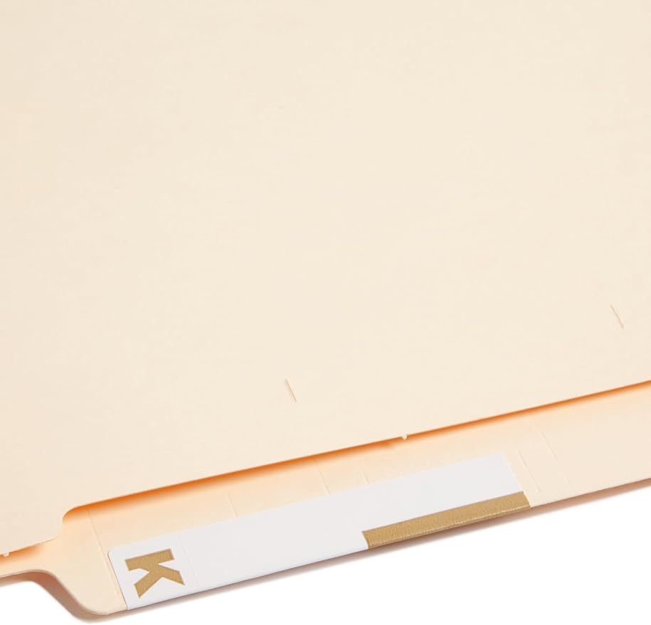 Smead AlphaZ NCC Color-Coded Label, K&X, Label Sheet, Light Brown, 100 Labels per Pack (67162)