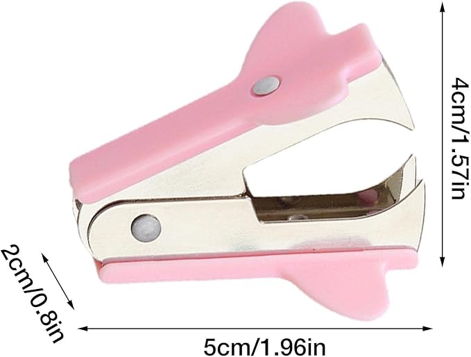 Pink Staple Remover, Staple Puller Tool, Modern Plastic Office School Supplies, Staple Removers