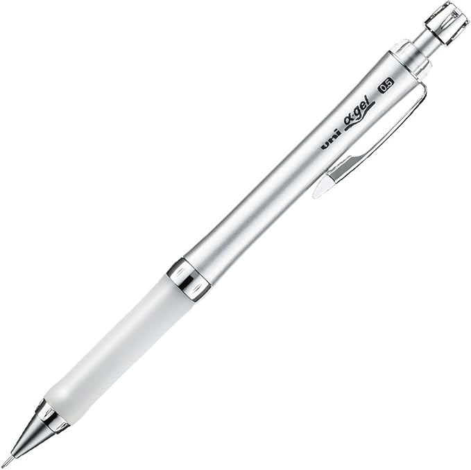 Uni Alpha-Gel Mechanical Pencil 0.5mm, White (M5807GG1P.1)