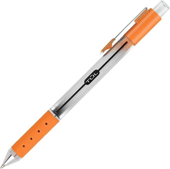 WHJJK TUL Retractable Gel Pens, Bullet Point, 0.7 mm, Gray Barrel, Assorted Standard and Bright Ink Colors, Pack of 14, SG_B01NBW93N6_US