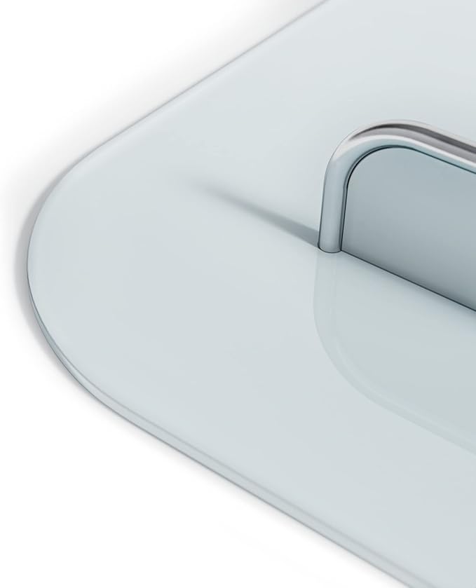 U Brands Magnetic Glass Dry-Erase Board with Floating Tray, 36" X 24", Frameless (4847U00-01)