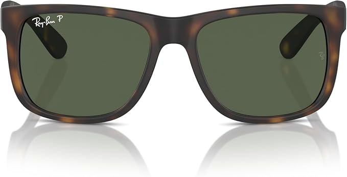 Ray-Ban unisex-adult Rb4165f Justin Low Bridge Fit Rectangular Sunglasses