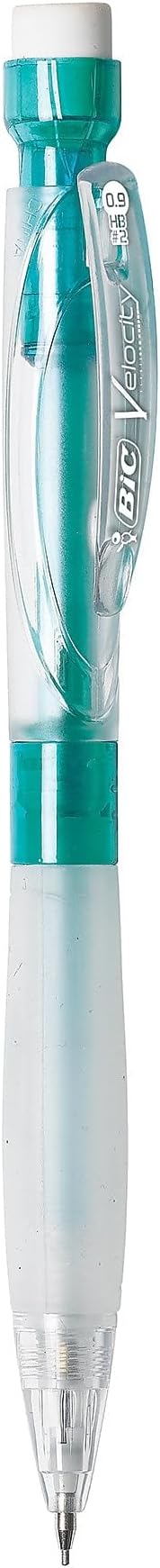 BIC Velocity Max Mechanical Pencils, With Colorful Barrel, Medium Point (0.7mm), 2-Count Pack Mechanical Pencils With Erasers and Lead Refills