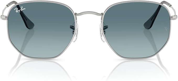 Ray-Ban unisex-adult Rb3548n Hexagonal Flat Lens Hexagonal Sunglasses
