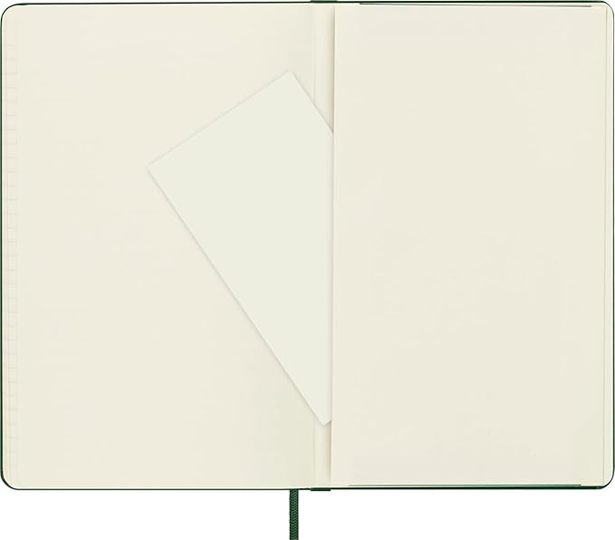 Moleskine Notebook, Large, Ruled, Myrtle Green, Hard (5 x 8.25)