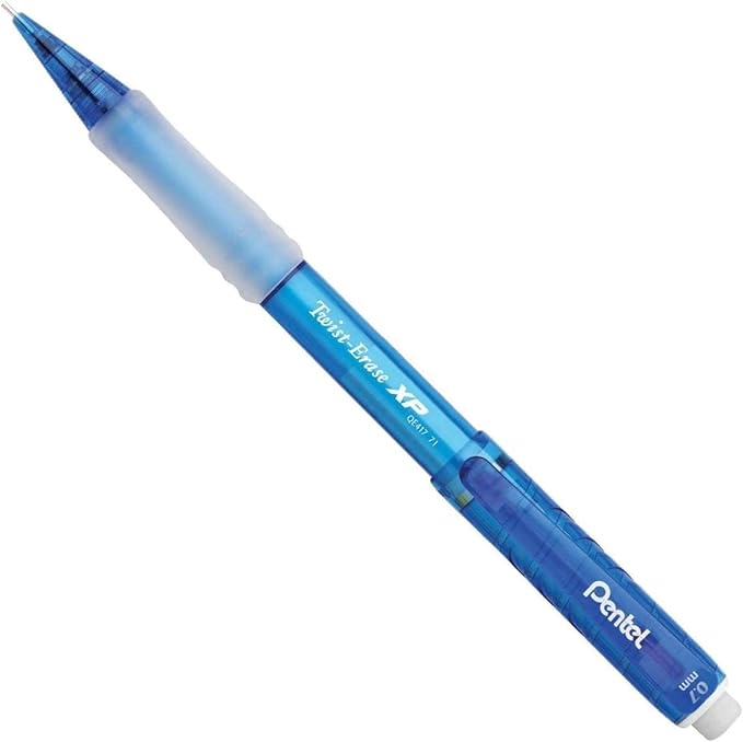Pentel Twist Erase EXPRESS 0.7mm Mechanical Pencils with Assorted Colored Barrels - Pack of 6
