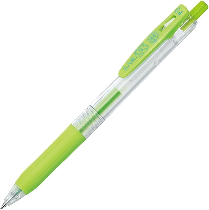 Zebra Sarasa Clip Gel Ink Ballpoint Pen, 0.4mm, 10 Color Set (JJS15-10CA)