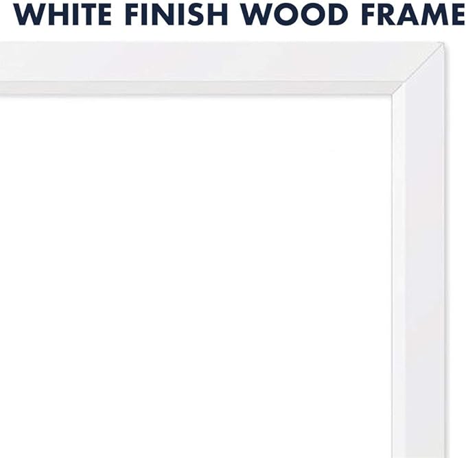 Quartet Magnetic Dry Erase White Board, 17" x 23" Whiteboard, White Frame (MDW1723W-AZS)