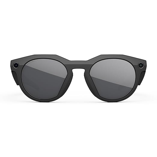 Oakley Meta HSTN, Black | Smart AI Glasses for Men, Women — Performance for Sports, Athletes — Camera, Audio, Video — 8 Hour Battery — 3K HD Resolution — Prizm™ Polarized Lenses