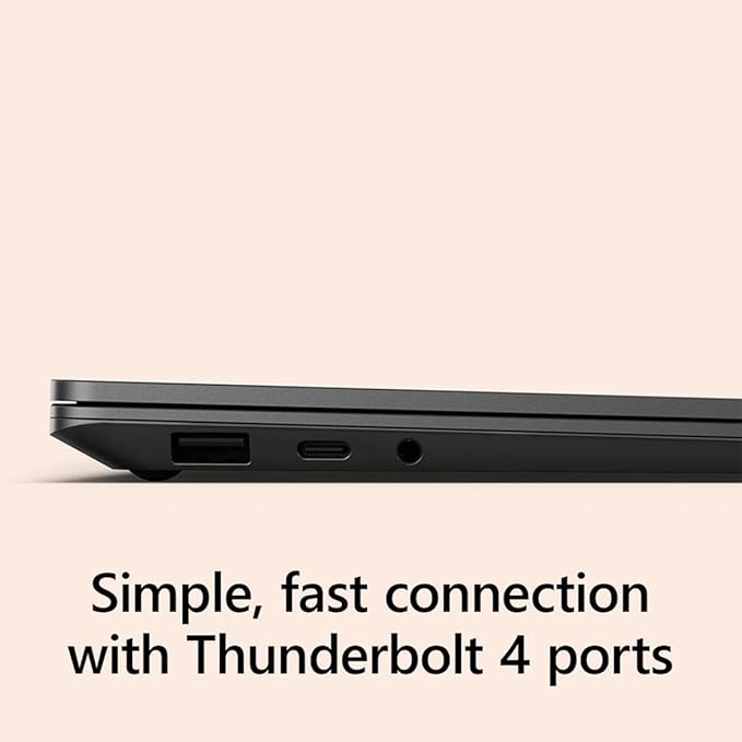 Microsoft Surface Laptop 5 13.5" Touchscreen Notebook - 2256 x 1504 - Intel Core i7 12th Gen i7-1265U - Intel Evo Platform - 32 GB Total RAM - 512 GB SSD - Matte Black (Renewed)