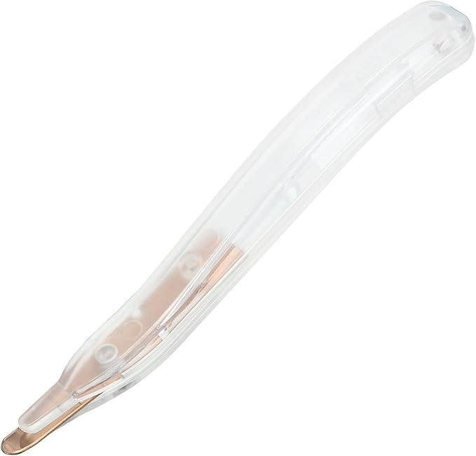 PATIKIL Staple Remover, Magnetic Staple Puller Desktop Removal Tool Cutting Tool for Office Home, Clear