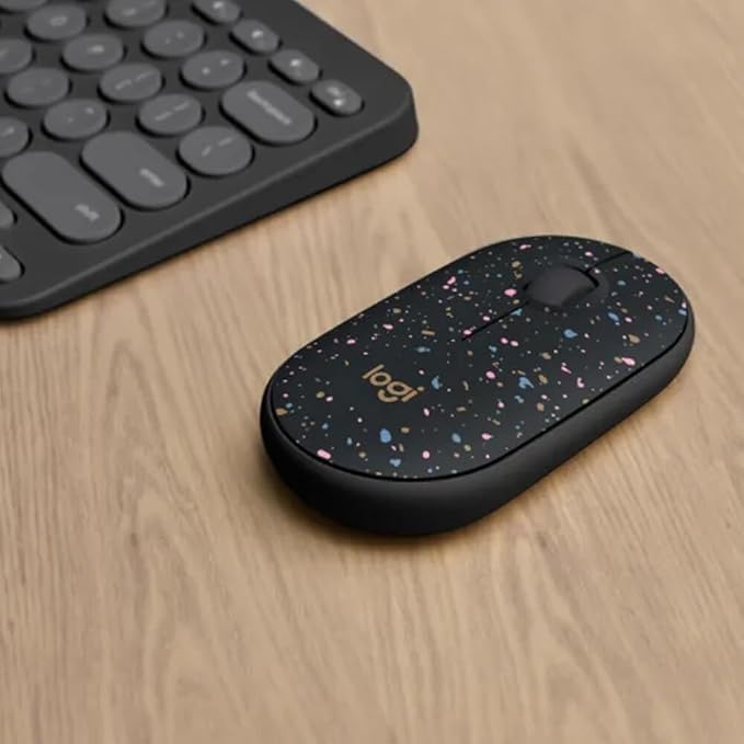 Logitech 910-007281 M340 Design Collection Wireless Mouse - Speckles (Renewed)