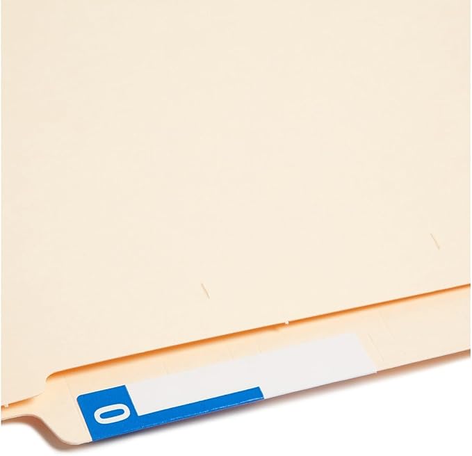 Smead AlphaZ NCC Color-Coded Label, B&O, Label Sheet, Dark Blue, 100 per Pack (67153)