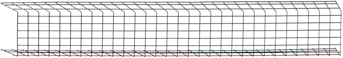 Tripp Lite Wire Mesh Cable Tray Management Organization, Ideal for Industrial & Data Centers, 2 Pack, 12 inches x 4 inches x 5 Feet / 300 x 100 x 1500 millimeters, 5-Year Warranty (SRWB12410X2STR)