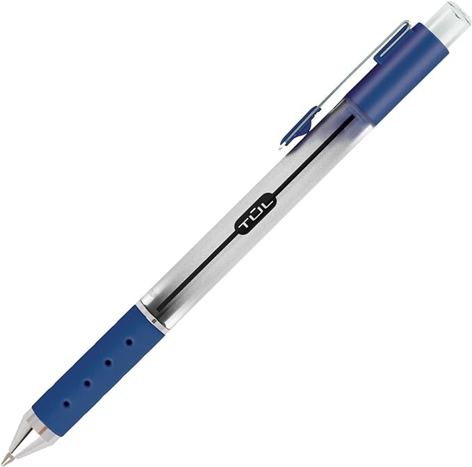 WHJJK TUL Retractable Gel Pens, Bullet Point, 0.7 mm, Gray Barrel, Assorted Standard and Bright Ink Colors, Pack of 14, SG_B01NBW93N6_US