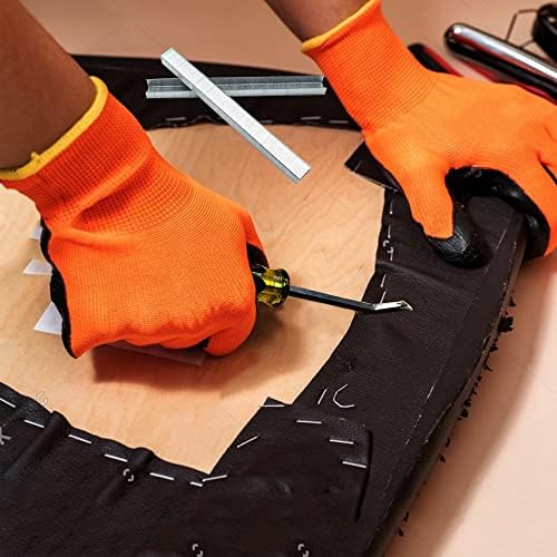 Staple Remover,Heavy Duty Upholstery Staple Remover,Construction Staple Puller Tack Lifter Tool for Removing Nails,Staples,and Tacks for Carpet,Furniture,Floor,Photo Frame,Wooden