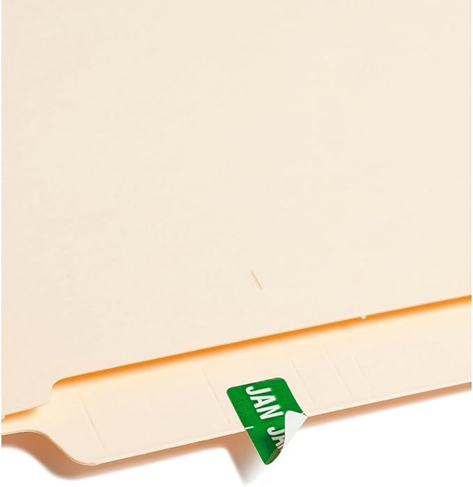 Smead ETS Color-Coded Month Label, Jan.-Dec., Label Sheet, Assorted Colors (67450)